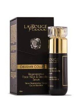 La Rouge Pierre Regenerative Face Neck & Decollete Serum Obsidian Collection 40m